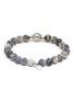 TATEOSSIAN - 'Stonehenge' spiderweb jasper silver bead bracelet