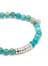 Detail View - Click To Enlarge - TATEOSSIAN - Impression Jasper bead silver disc bracelet