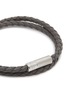 Detail View - Click To Enlarge - TATEOSSIAN - 'Pop Rigato' double wrap braided leather bracelet