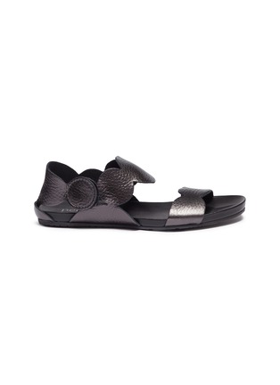 Main View - Click To Enlarge - PEDRO GARCIA  - 'Jeanne' scalloped leather sandals