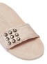 Detail View - Click To Enlarge - PEDRO GARCIA  - 'Amelin' Swarovski crystal satin slide sandals