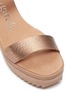 Detail View - Click To Enlarge - PEDRO GARCIA  - 'Franses' suede leather wedge sandals