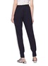 Back View - Click To Enlarge - 3.1 PHILLIP LIM - Stripe outseam paperbag waist jogging pants