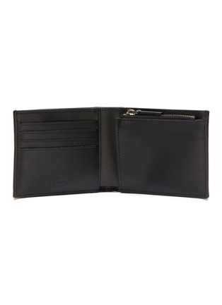 Figure View - Click To Enlarge - VALENTINO GARAVANI - Valentino Garavani Logo patch leather bifold wallet