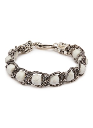 Main View - Click To Enlarge - EMANUELE BICOCCHI - Bead chain silver bracelet