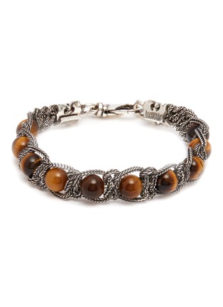 Main View - Click To Enlarge - EMANUELE BICOCCHI - Bead chain silver bracelet