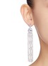 Figure View - Click To Enlarge - CZ BY KENNETH JAY LANE - Cubic zirconia fringe drop earrings