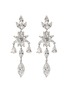 Main View - Click To Enlarge - CZ BY KENNETH JAY LANE - Cubic zirconia floral drop earrings