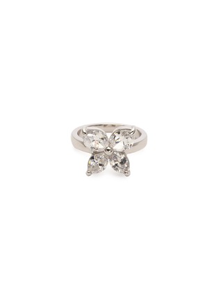 Main View - Click To Enlarge - CZ BY KENNETH JAY LANE - Cubic zirconia floral ring