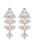 Main View - Click To Enlarge - CZ BY KENNETH JAY LANE - Cubic zirconia leaf statement earrings