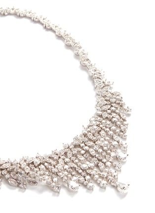 Detail View - Click To Enlarge - CZ BY KENNETH JAY LANE - Cubic zirconia bib necklace