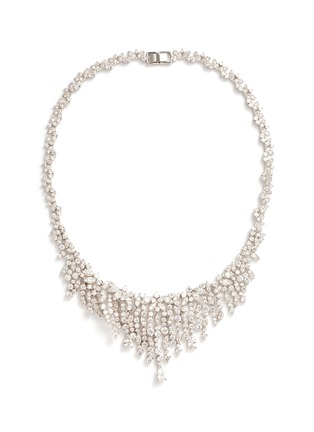 Main View - Click To Enlarge - CZ BY KENNETH JAY LANE - Cubic zirconia bib necklace