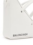 Detail View - Click To Enlarge - BALENCIAGA - 'Triangle' logo print XS leather shoulder bag