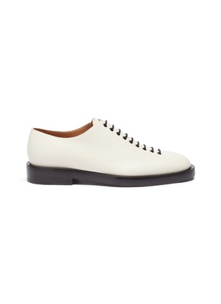 Main View - Click To Enlarge - JIL SANDER - Lace-up leather shoes