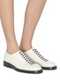Figure View - Click To Enlarge - JIL SANDER - Lace-up leather shoes