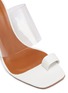 Detail View - Click To Enlarge - NEOUS - 'Chost' PVC band leather toe ring sandals