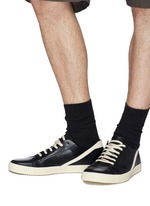 RICK OWENS | 'Geothrasher' contrast stripe leather sneakers | Men