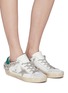 Figure View - Click To Enlarge - GOLDEN GOOSE - 'Superstar' strass leather sneakers
