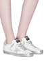 Figure View - Click To Enlarge - GOLDEN GOOSE - 'Superstar' brushed leather sneakers