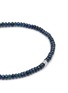 Detail View - Click To Enlarge - TATEOSSIAN - Sapphire bead 18k white gold disc bracelet
