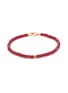 Main View - Click To Enlarge - TATEOSSIAN - Ruby bead 18k rose gold silver bracelet
