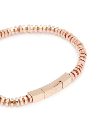 Detail View - Click To Enlarge - TATEOSSIAN - Rose gold silver disc bead bracelet