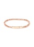 Main View - Click To Enlarge - TATEOSSIAN - Rose gold silver disc bead bracelet