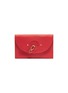 10142 - 'Clutch S' circle cutout lobster clasp leather clutch