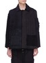 Main View - Click To Enlarge - BY WALID - Reconstructed patchwork cashmere-cotton peacoat
