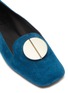 Detail View - Click To Enlarge - MERCEDES CASTILLO - 'Taki' oversized nailhead disc kid suede flats