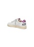 Figure View - Click To Enlarge - GOLDEN GOOSE - 'Ball Star' glitter cracked panel leather kids sneakers