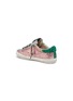 Figure View - Click To Enlarge - GOLDEN GOOSE - 'Superstar' colourblock glitter coated leather kids sneakers