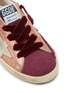 Detail View - Click To Enlarge - GOLDEN GOOSE - 'Superstar' suede panel metallic leather toddler sneakers