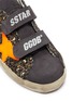 Detail View - Click To Enlarge - GOLDEN GOOSE - 'Old School' suede panel glitter coated leather kids sneakers