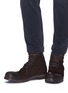 Figure View - Click To Enlarge - MARSÈLL - 'Zucca Zeppa' suede combat boots