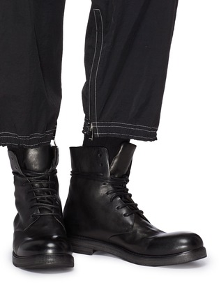 Zucca Zeppa' leather combat boots | Men 