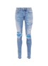 Main View - Click To Enlarge - AMIRI - 'MX1' bandana patch ripped skinny jeans