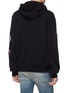 Back View - Click To Enlarge - AMIRI - Logo print mix patch hoodie