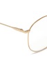 Detail View - Click To Enlarge - CHLOÉ - 'Palma' metal oversized round optical glasses