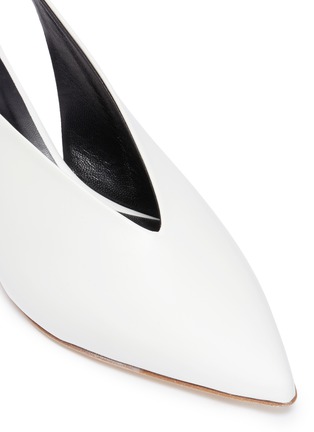 Detail View - Click To Enlarge - TIBI - 'Lia' leather slingback pumps