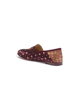 Detail View - Click To Enlarge - SAM EDELMAN - 'Loraine' horsebit geometric jacquard step-in loafers