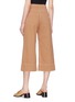 Back View - Click To Enlarge - TOPSHOP - Contrast topstitching denim culottes
