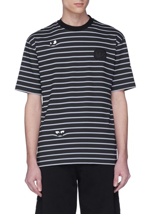 Main View - Click To Enlarge - MC Q - Monster stripe T-shirt