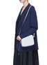 Front View - Click To Enlarge - MARGE SHERWOOD - 'Tail' leather crossbody bag