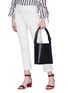 Figure View - Click To Enlarge - MARGE SHERWOOD - 'How' convertible leather shoulder bag