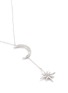 Detail View - Click To Enlarge - CZ BY KENNETH JAY LANE - Cubic zirconia moon and starburst pendant necklace