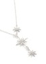Detail View - Click To Enlarge - CZ BY KENNETH JAY LANE - Cubic zirconia starburst pendant necklace