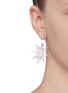 Figure View - Click To Enlarge - CZ BY KENNETH JAY LANE - Cubic zirconia detachable starburst stud earrings