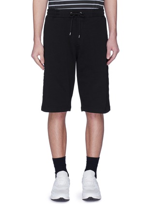 Main View - Click To Enlarge - MC Q - Logo embroidered outseam sweat shorts
