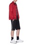 Figure View - Click To Enlarge - MC Q - Logo embroidered outseam sweat shorts